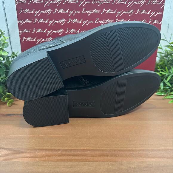 Kensie Women's Sammy Black Ankle Boots Bootie Size 7 - Picture 7 of 7